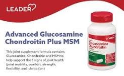 Leader Advanced Glucosamine Chondroitin Plus MSM 90 Caplets