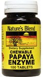 Nature's Blend Papaya Enzyme Tablets 100