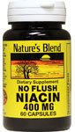 Nature's Blend Niacin No Flush 400 mg Capsule, 60 Capsules