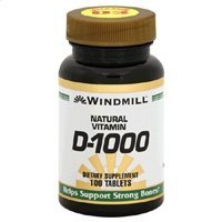 Windmill Vitamin D3 1000IU, 100 Tablets