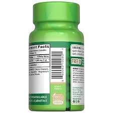 Nature's Truth L-Carnitine 500 mg Dietary Supplement - 60 Capsules