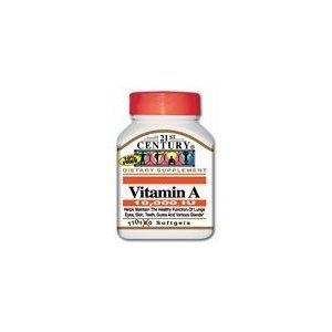 21st Century Vitamin A Softgels 10,000 IU, 330 Softgels
