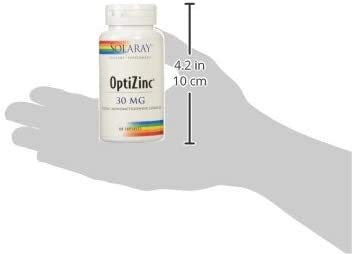 SOLARAY OptiZinc 30mg Capsules 60 Count