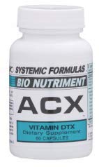 Systemic Formulas Repellerking Bio Nutriment ACX Vitamin DTX Capsule, 60 Count