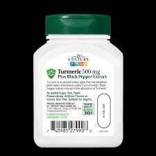 21st Century HealthCare, Inc. Turmeric Complex 500 mg Capsules, 300 Count