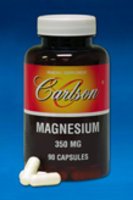 Carlson Magnesium 350 mg Heart and Muscle Health, 90 Capsules