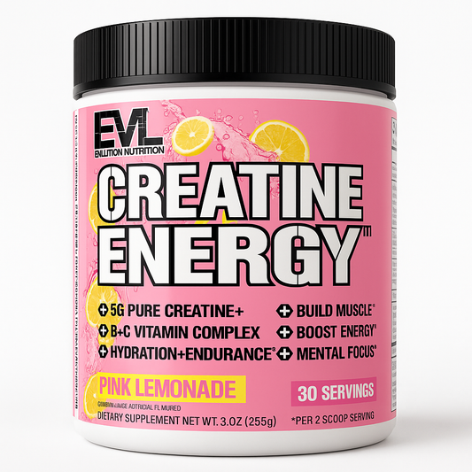 EVL Nutrition Creatine Energy Powder, 30 Servings