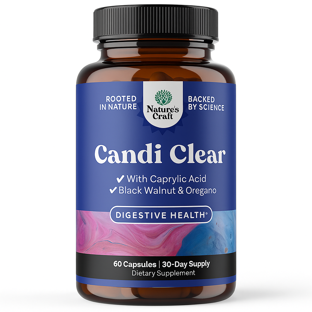 Nature's Craft Candida Cleanse Detox Capsules - 60 Count