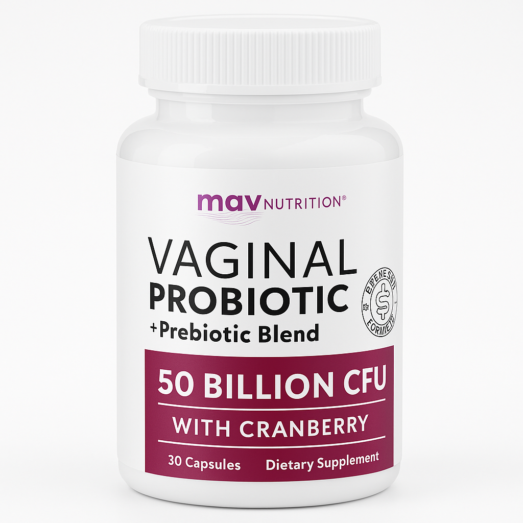 MAV Nutrition Vaginal Probiotics Capsule, 30 Count