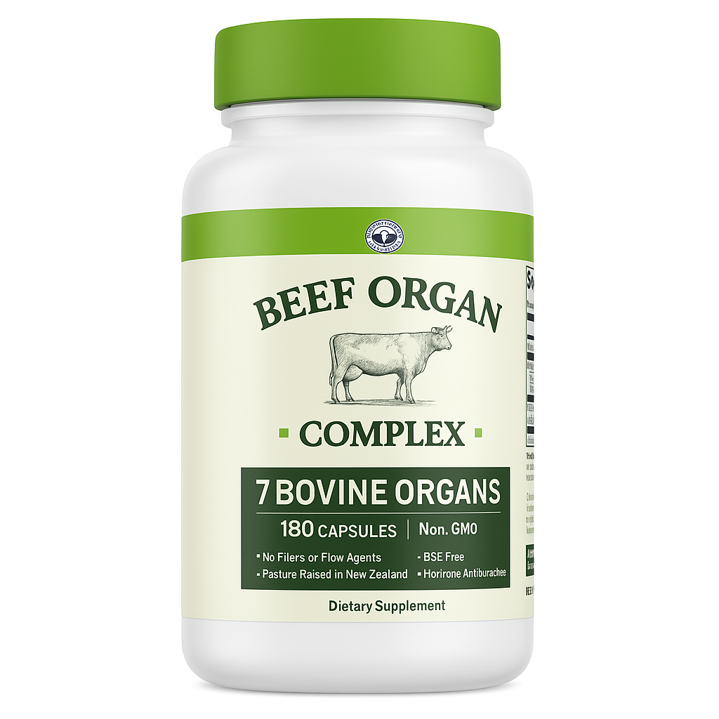 Left Coast Performance Beef Organ Supplement Capsule 180 Count