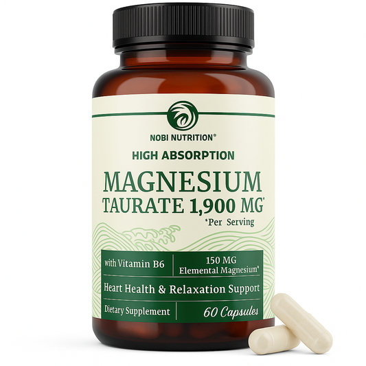 Nobi Nutrition Magnesium Taurate Capsule 60 Count