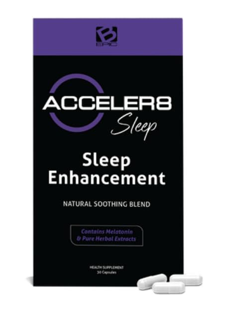 BEpic Acceler8 Sleep 30 Capsules