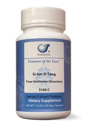 Treasure of the East Si Jun Zi Tang (Four Gentlemen Decoction) Capsules, 100 Count