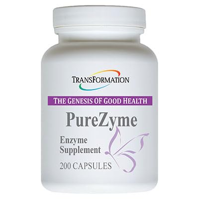 TRANSFORMATION THE GENESIS OF GOOD HEALTH Enzymes Purezyme High-Potency Protease Blend Enzyme Supplement Capsule, 200 Count