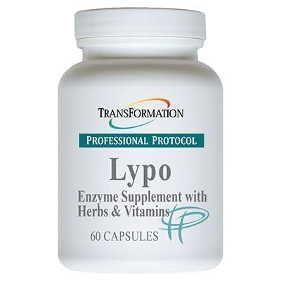 Transformation Lypo Enzyme Supplement With Herbs And Vitamins For Digestive Health Capsules 60 Count