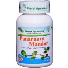 Planet Ayurveda Punarnava Mandur Tablet 1 Count