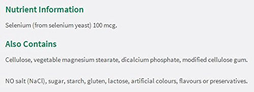 Jamieson Laboratories Selenium Yeast 100mcg Tablets, 1 Tablet