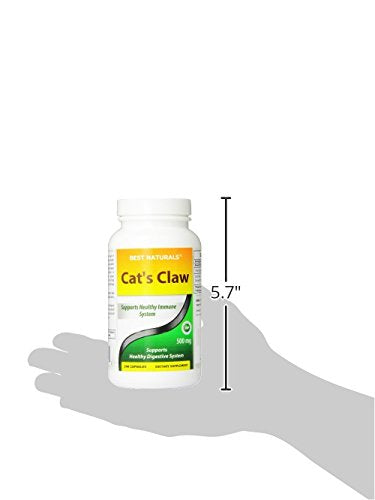 Best Naturals Cat's Claw Capsule, 500 mg & Astragalus Capsule, 1000 mg, 2 Capsules