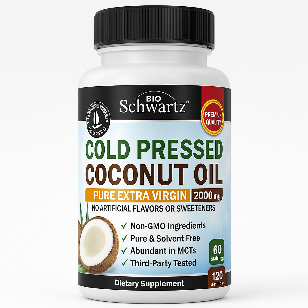 BioSchwartz Coconut Oil Softgel Capsules 120 Count