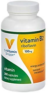The Vitamin Shoppe Vitamin B2 100mg Capsule, 300 Count