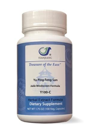 Treasure of the East Jade Windscreen - Yu Ping Feng San Capsules, 100 Capsules