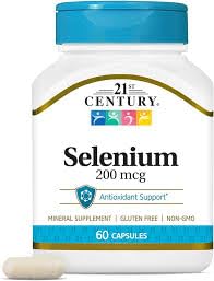 21st Century Selenium 200 mcg Capsules 240 Count