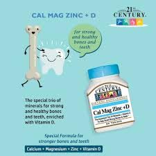 21st Century Cal Mag Zinc +D Vitamin 360 Tablets