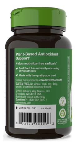 Nature's Way Beet Root 500 mg, 300 Capsules