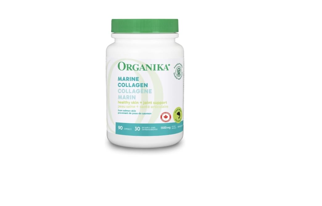 Organika High Potency Salmon Collagen 500mg, 360 Capsules
