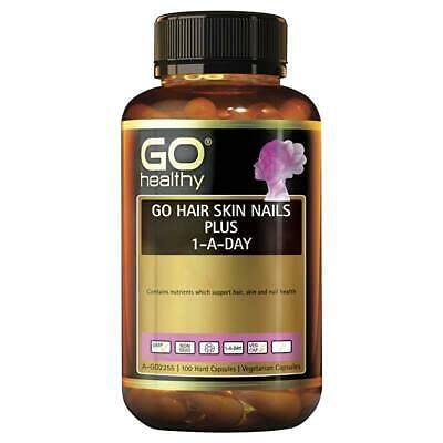 Go Healthy Hair Skin Nails Plus 100 Vege Capsules