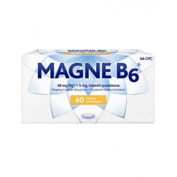 Sanofi Magne B6 Magnesium and Pyridoxine Coated Tablets, 60 Tablets