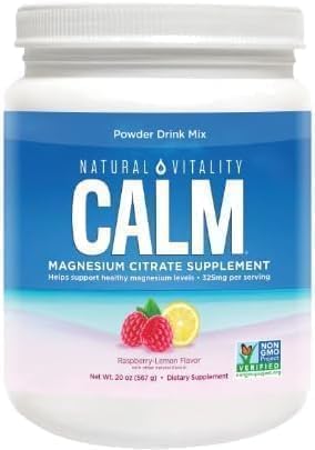Generic Natural-Vitality Calm Magnesium Citrate Powder, 20 Ounce