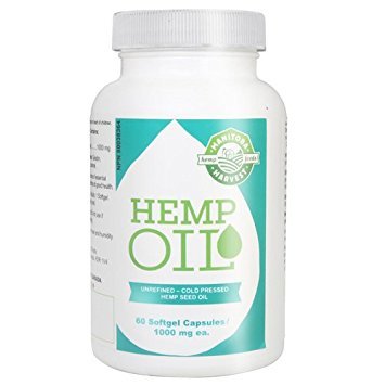 Manitoba Harvest Hemp Seed Oil Softgel 1000mg, 1 Count
