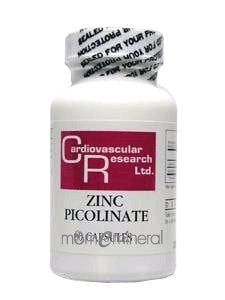 Ecological Formulas Zinc Picolinate 25 mg Capsule 60 Count