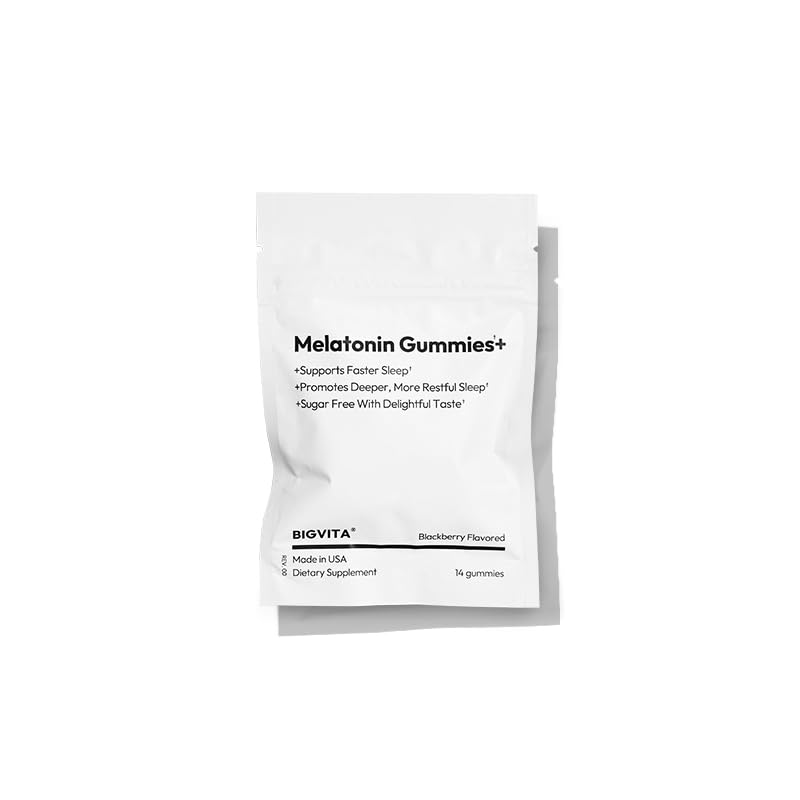 BIGVITA Melatonin Gummies+ Gummies, 14 Count