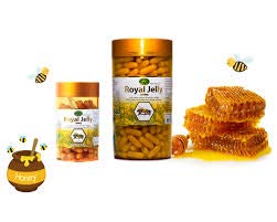 Royal(รอยัล.) Jelly Nature’s King Royal Jelly 1000mg Royal Jelly Supplement, Capsules, 100 Count