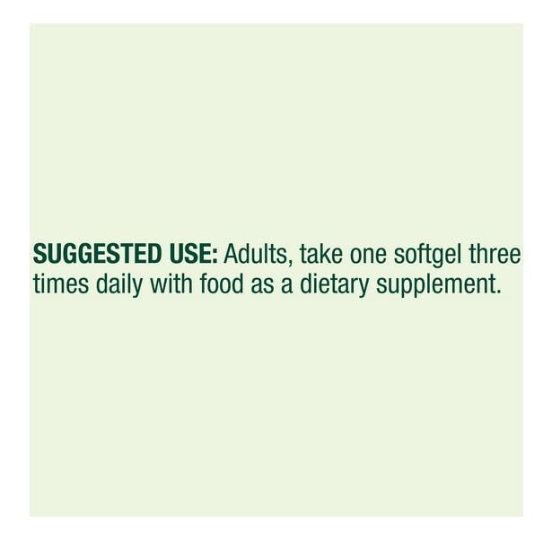 H4U Flaxseed Oil Dietary Supplement Softgels, 1000 mg, 100 Count