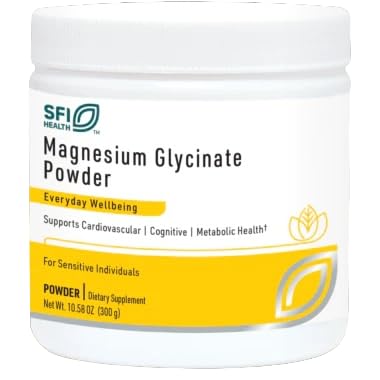 SFI Health Magnesium Chelate Powder - 200 mg, TRAACS Bisglycinate, 10.58 oz