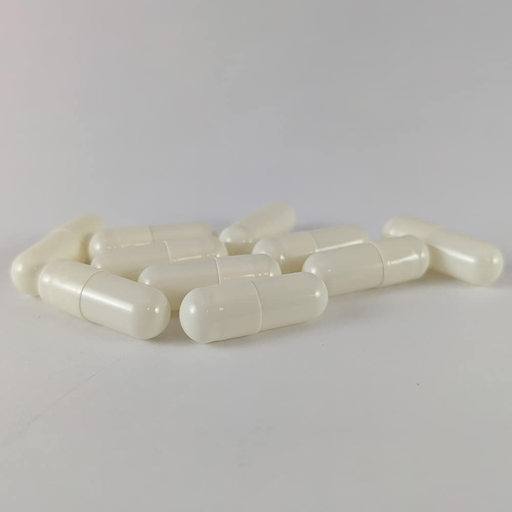 Health Bloom Inc. Empty Gelatin Capsules Size 4 White Capsules 1000 Count