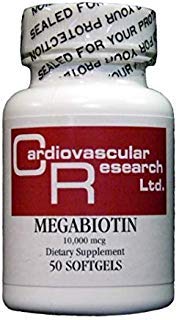 Ecological Formulas Megabiotin 10,000 mcg Capsules, 50 Capsules