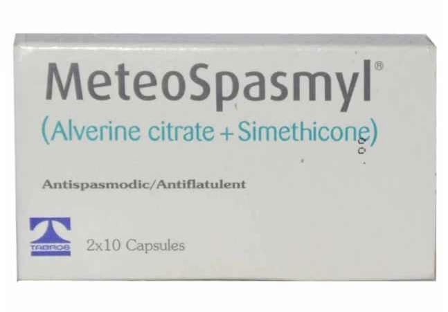 ORGMAX MeteoSpasmyl-to Relieve Digestive Pain Accompanied by Bloating Capsules, 20
