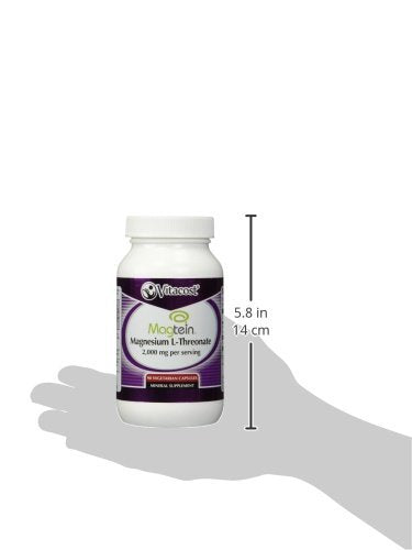 Vitacost Brand Magtein Magnesium L-Threonate 2010 mg Capsules, 90 Count