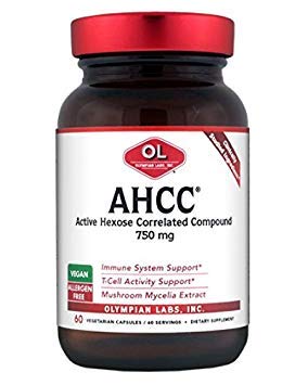 Olympian Labs AHCC-750mg Capsule, 60 Capsules