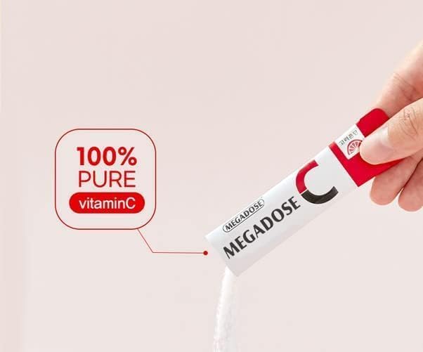 Caincosmetic MEGADOSE Vitamin C Powder 3000mg, 10.58 oz