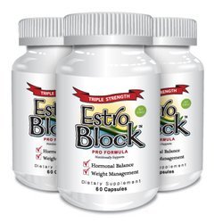 The Delgado Protocol for Health Estroblock Pro Triple Strength 3-Pack Capsules, 180 Capsules total