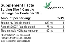 Karuna HCl-Pepsin Capsules, 100 Count