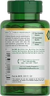 Nature's Bounty D3-5000 IU Softgels, 480 ct