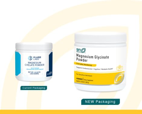 SFI Health Magnesium Chelate Powder - 200 mg, TRAACS Bisglycinate, 10.58 oz