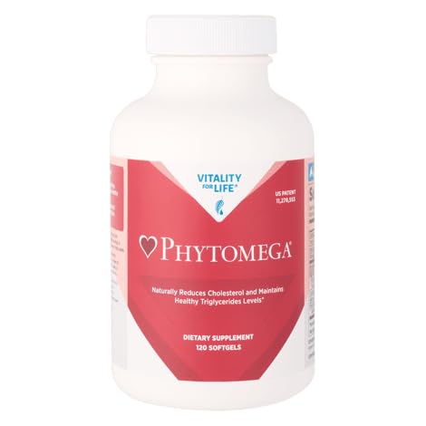 Generic Phytomega Phytosterols, Omega-3s (EPA 330 mg, DHA 220 mg), CoQ10, and Alpha Lipoic Acid Softgels, 120