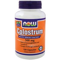 NOW Foods Colostrum 500 mg Capsule, 1440 Capsules